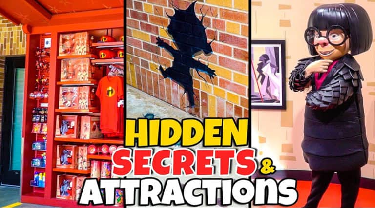 TPM Vids - Top 5 Hidden Secrets & New Attractions of Pixar Place - The Incredibles