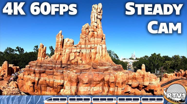 Resort TV 1 - Big Thunder Mountain Steady Cam 4K