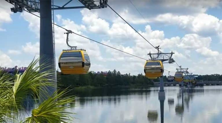 Disney Skyliner Reflections On Hourglass Lake