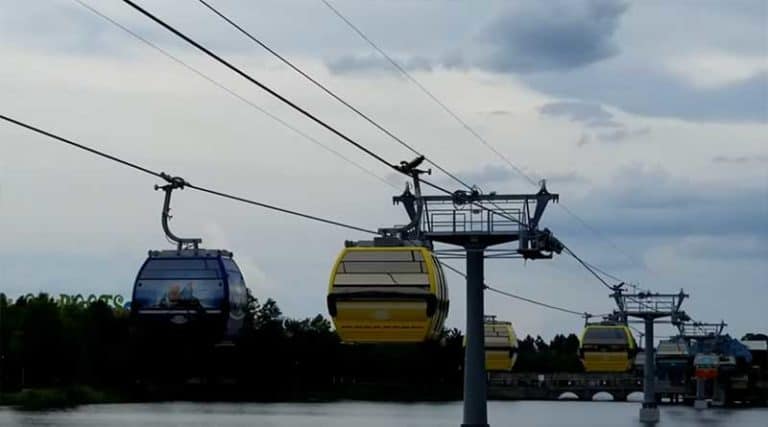 Disney Skyliner Gondola Features - Power Supply - Air Conditioning - What To Expect and How it Works