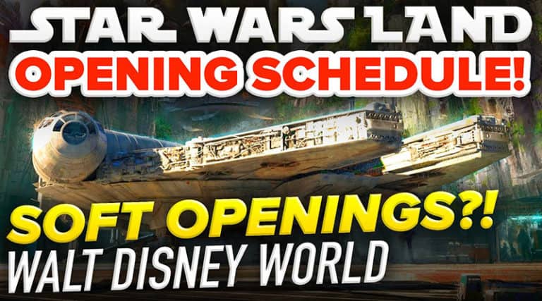 Mickey Views - Star Wars Opening Schedule