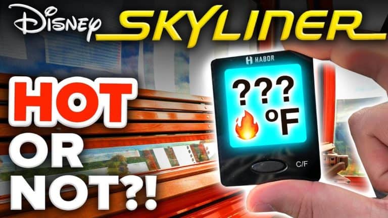 How HOT is the Disney Skyliner Gondola?!