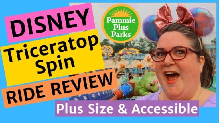 Disney - Triceratop Spin - Ride Review - Plus Size and Accessible