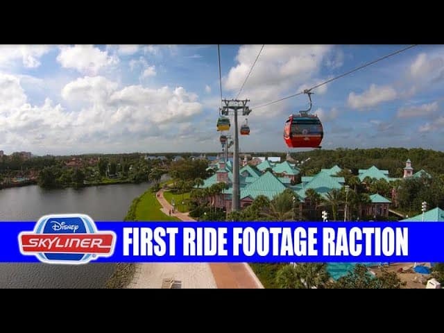 Disney Skyliner First Official Disney Ride Footage Inside The Gondolas - My Reaction