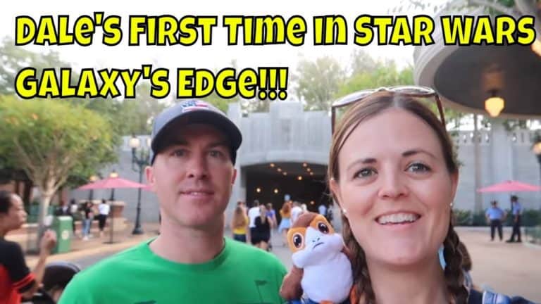 Dale's First Time in Star War's Galaxy's Edge and More Hollywood Studios Fun