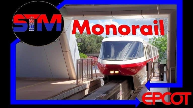 Epcot Monorail Round Trip - Right Side - Epcot