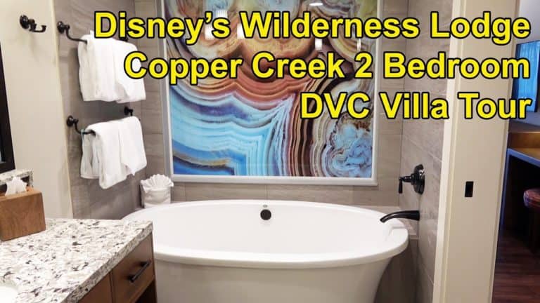 Disney's Wilderness Lodge Copper Creek 2 Bedroom DVC Villa Tour at Walt Disney World 2019