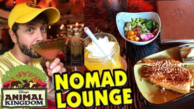 NOMAD LOUNGE! Disney's Animal Kingdom - Amazing Food & Drink in Walt Disney World!