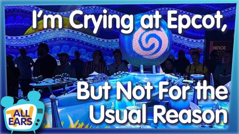I'm Crying at Epcot, But Not For the Usual Reason