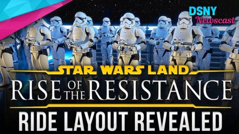 RIDE LAYOUT REVEALED for Rise of the Resistance at Star Wars Galaxy's Edge