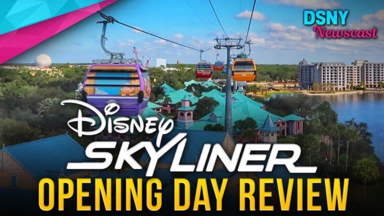 Disney Skyliner OPENING DAY Review at Walt Disney World - Disney News