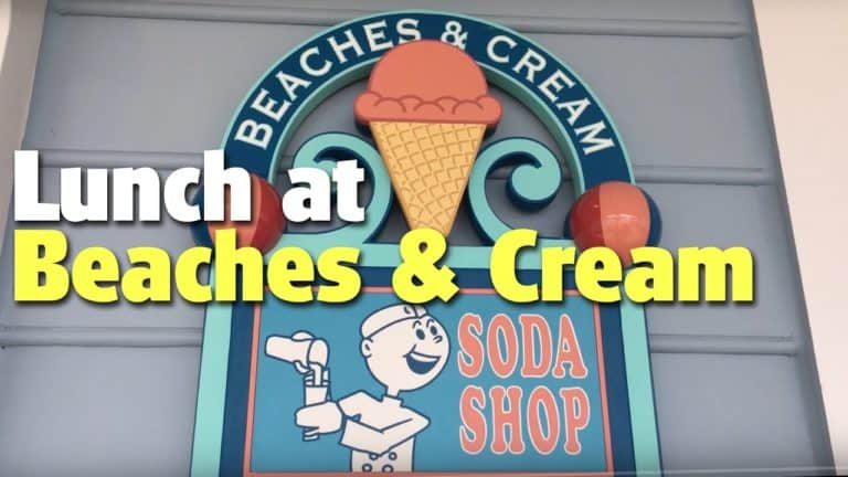 Lunch at Beaches & Cream Soda Shop | Disney's Beach Club Resort