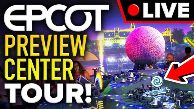 EPCOT Preview Center Opening Day TOUR!