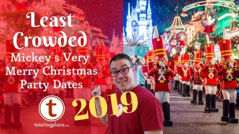 Touring Plans - Find the Least Crowded Very Merry Christmas Party