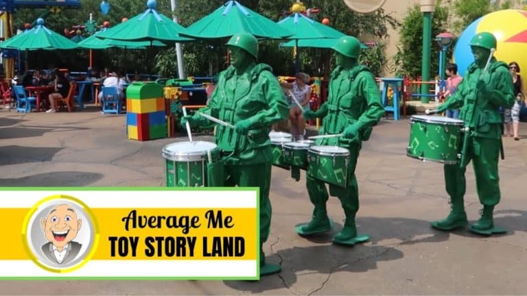 A stroll through Toy Story Land and Hollywood Boulevard
