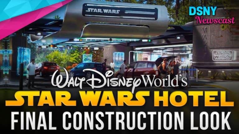 FINAL LOOK at STAR WARS HOTEL Construction at Walt Disney World - Disney News