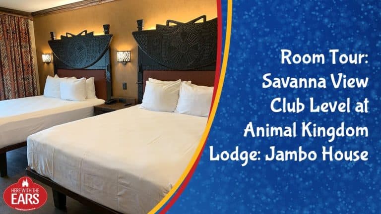 Full Room Tour of a Remodeled Room at Animal Kingdom Lodge: Jambo House Savanna View Club Level