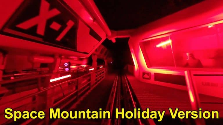 Space Mountain Holiday Version POV Ride (Both Tracks) at Mickey's Very Merry Christmas Party 2019