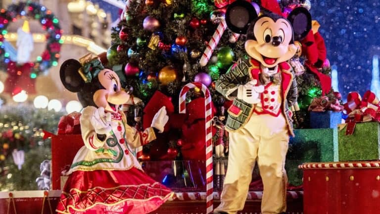 Mickey's Once Upon A Christmastime Parade at Very Merry Christmas Party 2019