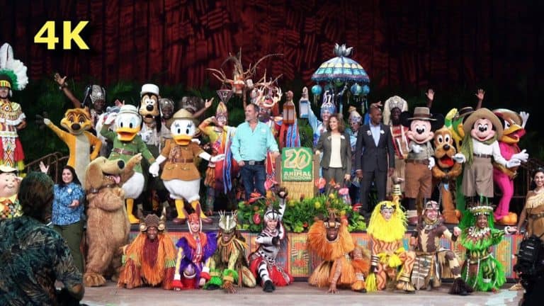 20th Anniversary Dedication Ceremony - Disney's Animal Kingdom - Highlights! - 4K
