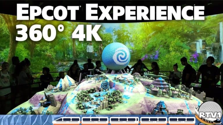 360 4K - Epcot Experience Full Show at the Epcot Preview Center - Walt Disney World