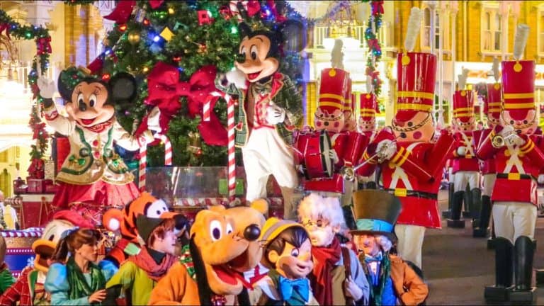 Mickey's Once Upon a Christmastime Parade Magic Kingdom