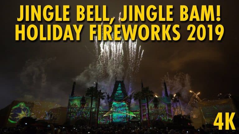 Jingle Bell, Jingle BAM! Holiday Fireworks Show 2019 | Disney's Hollywood Studios