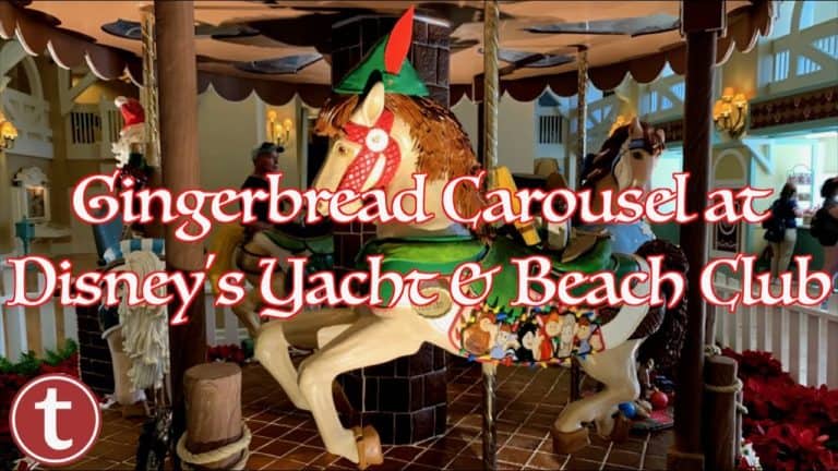 Gingerbread Carousel at Disney's Yacht & Beach Club
