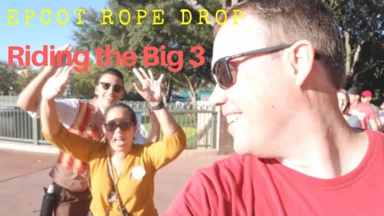 Epcot Rope Drop: Riding the Big 3
