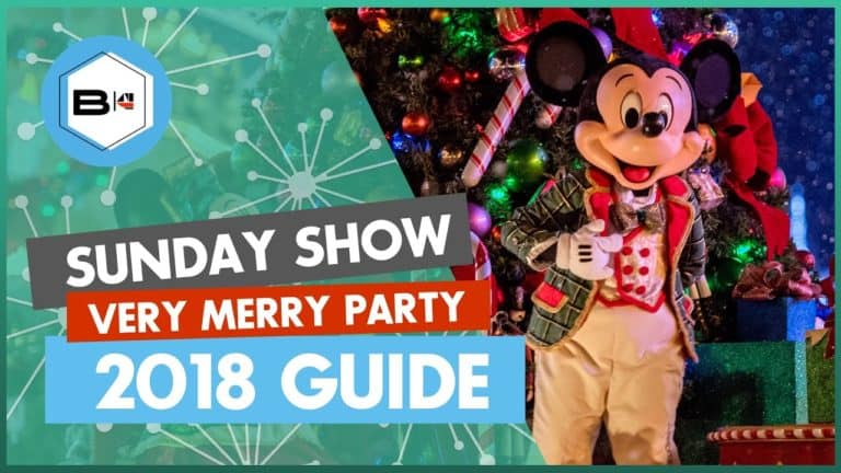Beyond the Kingdoms -Sunday Show - Mickey's Very Merry Christmas Party 2018 Guide