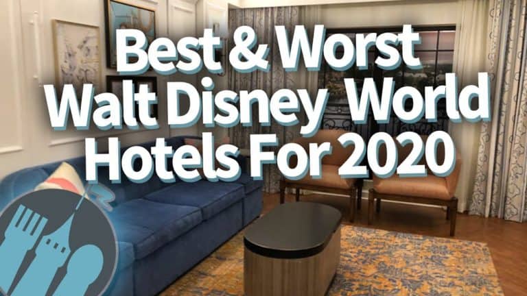 Disney Food Blog - Best and Worst Resorts at Walt Disney World for 2020