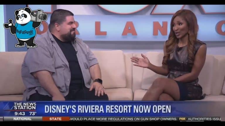 Panda on Fox35 News - Disney's Riviera Resort & Runaway Railway