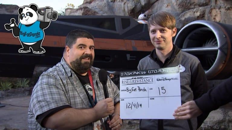 Panda asks Star Wars Imagineer Silly Questions - Rise of the Resistance - Galaxy's Edge
