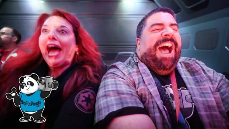 Rider Cam Reaction - Rise of the Resistance - Panda & The Princess - Galaxy's Edge