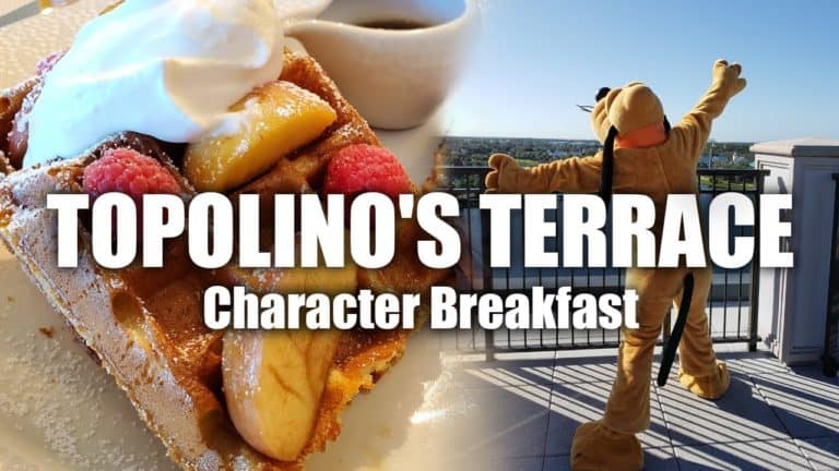 Topolino's Terrace Character Breakfast at Disney's Riviera Resort