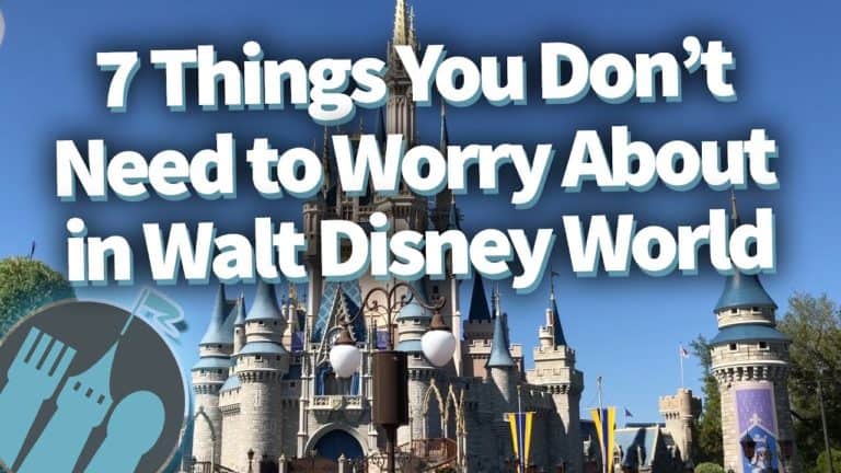 7 Things You Don't Need to Worry About in Walt Disney World