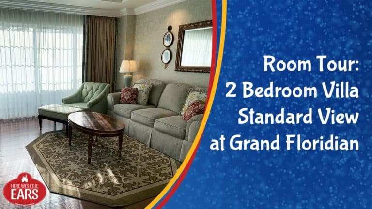 Full Room Tour of a Two Bedroom Villa Standard View at the Villas at Grand Floridian Resort (DVC)