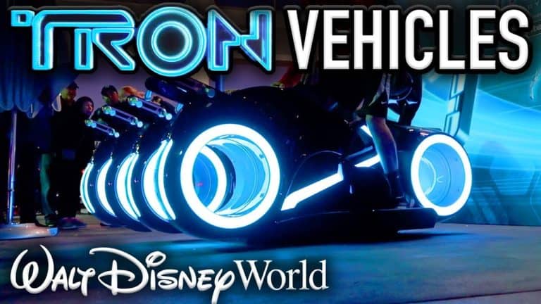 Trying the New Tron Vehicles at the Magic Kingdom - Disney News