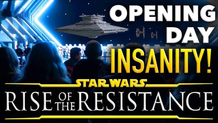 Rise of the Resistance OPENING DAY INSANITY!