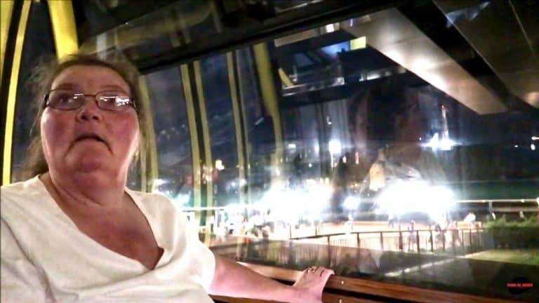 Checking into Disney's Beach Club Resort - My Mom's First Time Riding The Disney Skyliner