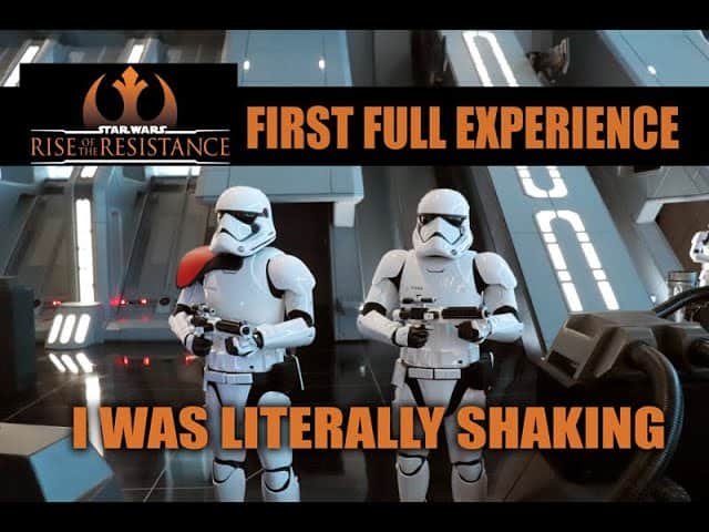 Rise of the Resistance Full Ride My First Experience "I WAS LITERALLY SHAKING"