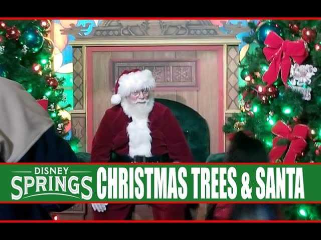 Disney Springs Christmas Tree Trail 2019 Full Walkthrough Tour - Santa Claus