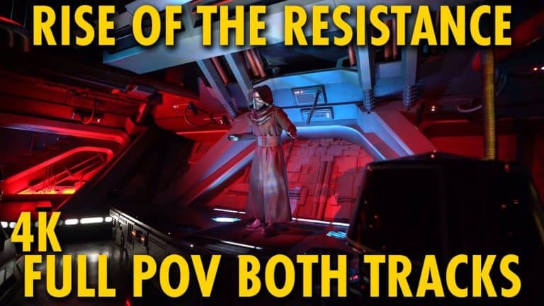 Rise of the Resistance Ride POV Both Tracks - Star Wars: Galaxy's Edge