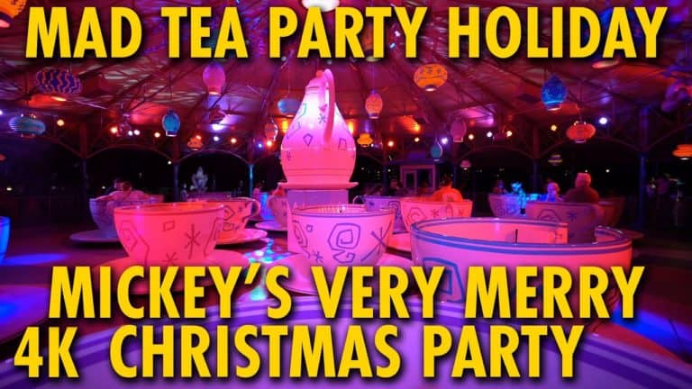 Mad Tea Party Holiday Overlay - Mickey's Very Merry Christmas Party