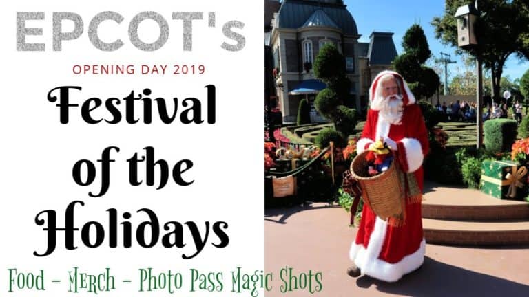 Epcot Festival of the Holidays OPENING DAY Food