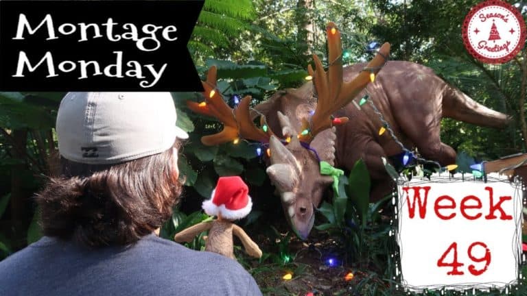 Disney World ANIMAL KINGDOM Dinoland Holiday Decorations 2019