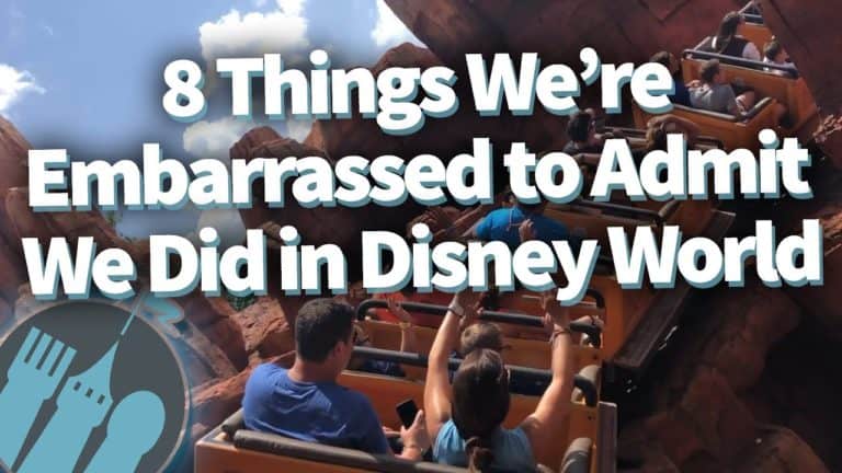 8 Things We're Embarrassed to Admit We Did in Disney World