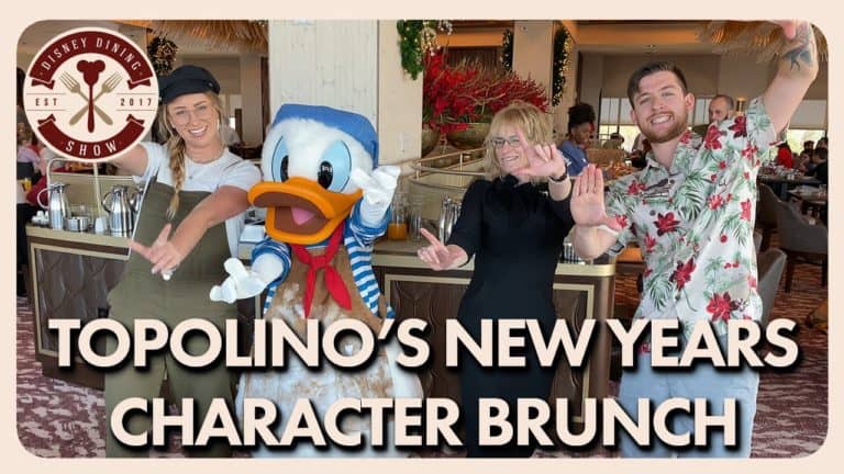 New Years Day Topolino's Terrace Brunch - Disney Dining Show