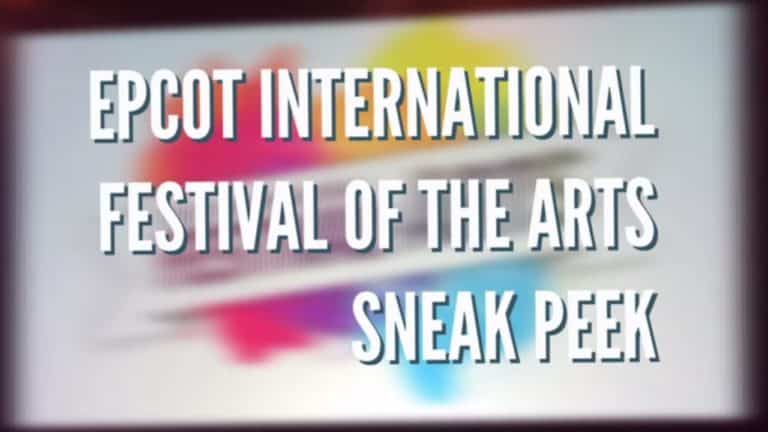 A Sneak Peek at the Epcot International Festival of the Arts
