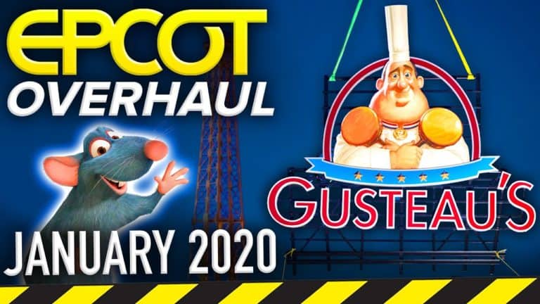 Epcot Overhaul Construction Tour January 2020